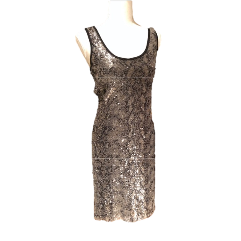 Calvin Klein Sequined Black Dress!